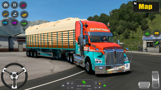 Screenshot America Cargo Truck Driving 3D Mod APK