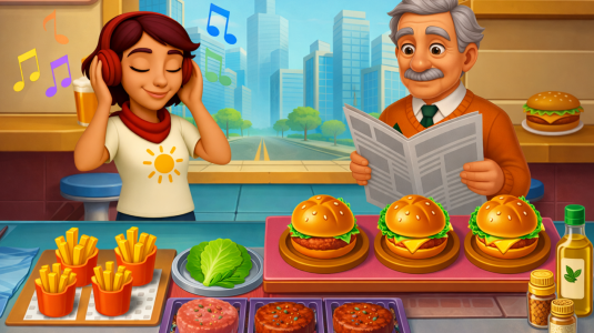 Screenshot Cooking Blast: Restaurant Game Mod APK