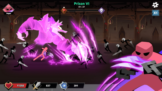 Screenshot Stickman Roguelike: Epic RPG Mod APK