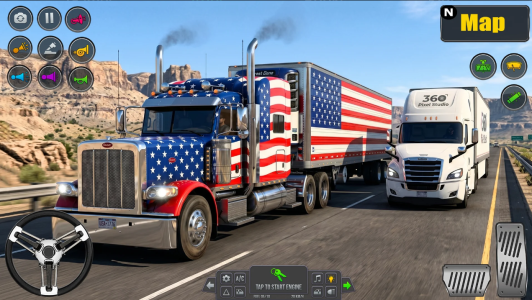 Screenshot America Cargo Truck Driving 3D Mod APK