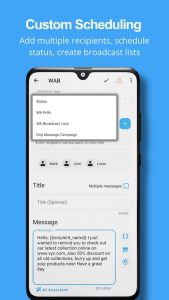 Screenshot SKEDit AI Message Scheduler Mod APK