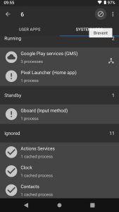 Screenshot Brevent Mod APK