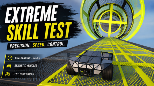 Screenshot Car Skill Test: Stunt Parkour Mod APK