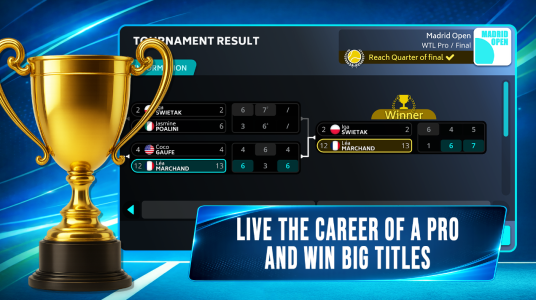 Screenshot Tennis Manager 26 - MY PLAYER Mod APK