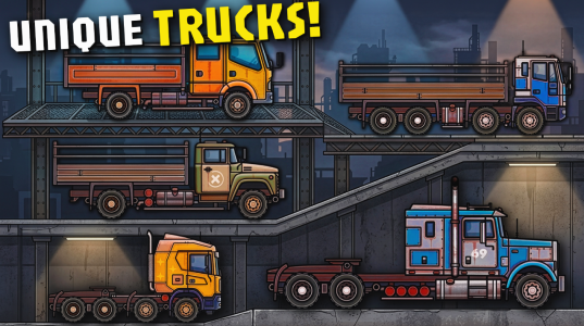 Screenshot Rust Truck: Wasteland Delivery Mod APK
