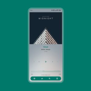Screenshot Luminous – Poweramp Skin Mod APK