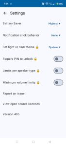 Screenshot Volume Limiter Mod APK