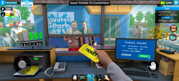 Screenshot Waterpark Swimming Simulator Mod APK