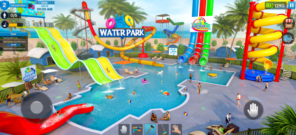 Screenshot Waterpark Swimming Simulator Mod APK