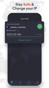 Screenshot Touch VPN – Fast Hotspot Proxy Mod APK