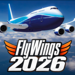 Download FlyWings 2026 Flight Simulator Mod Apk v26.06.17 (Free Shopping) Terbaru 2026