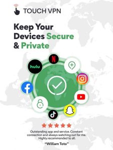 Screenshot Touch VPN – Fast Hotspot Proxy Mod APK