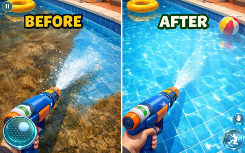 Screenshot Swimming Pool Wash Cleaning 3D Mod APK
