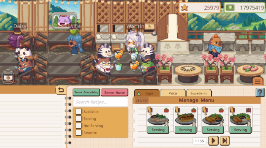 Screenshot Not Monday Cafe Mod APK