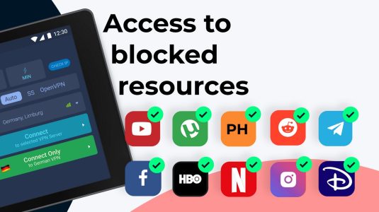 Screenshot VPN Ukraine Mod APK