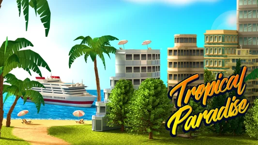 Screenshot Tropic Paradise Sim: Town Buil Mod APK