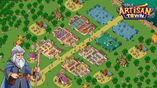 Screenshot Idle Artisan Town Mod APK