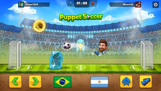 Screenshot Puppet Soccer - Football Mod APK