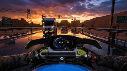 Screenshot Highway Moto Rush: Traffic Mod APK