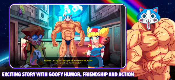 Screenshot KinnikuNeko: SUPER MUSCLE CAT Mod APK