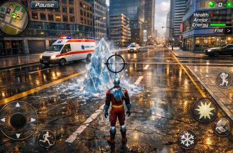 Screenshot Snow Storm Superhero Mod APK