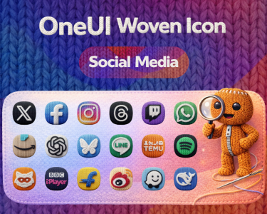 Screenshot OneUI Woven Icon pack Mod APK