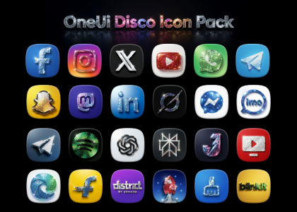 Screenshot OneUi Disco Icons Mod APK