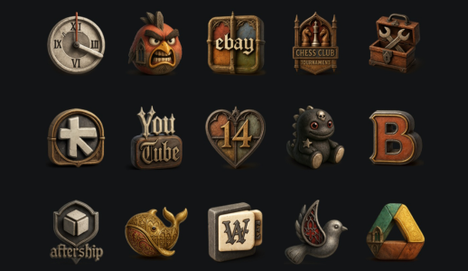 Screenshot Goth - Icon Pack Mod APK