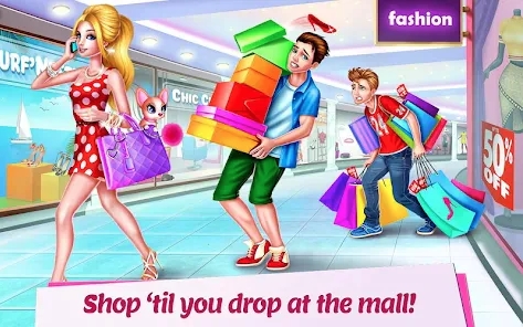 Screenshot Shopping Mall Girl: Style Game Mod APK