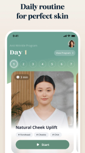 Screenshot Luvly: Face Yoga & Exercise Mod APK
