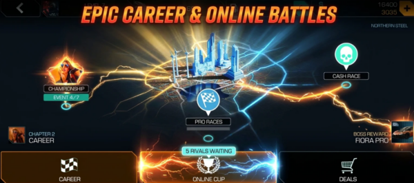 Screenshot Cyberline Racing Mod APK