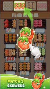 Screenshot Skewer Jam: Food Sort Mod APK