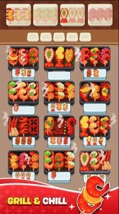 Screenshot Skewer Jam: Food Sort Mod APK
