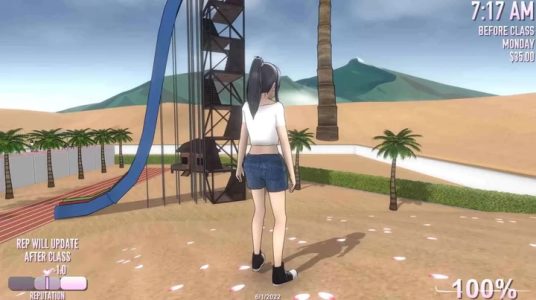 Screenshot Yandere Simulator Pool Party Mod APK