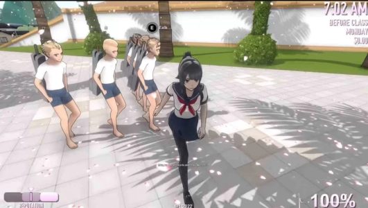 Screenshot Yandere Simulator Pool Party Mod APK
