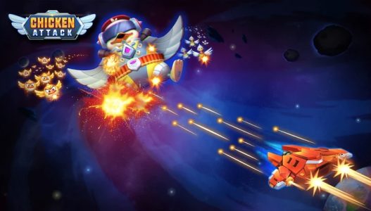 Screenshot Chicken Attack: Galaxy Shooter Mod APK