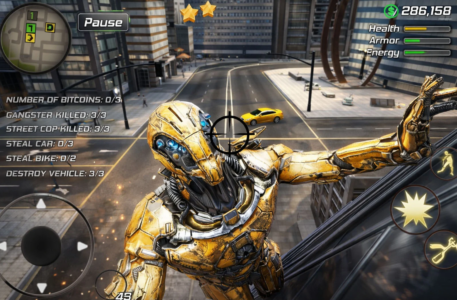 Screenshot Super Crime Iron Hero Robot Mod APK