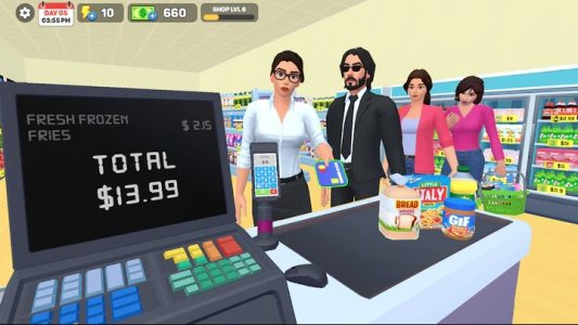 Screenshot Supermarket Store 3D Simulator Mod APK