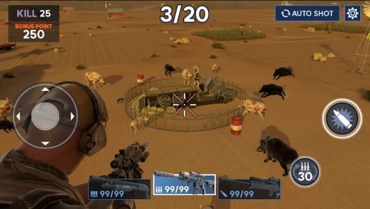 Screenshot Heli Hog Hunt - Sniper Game Mod APK