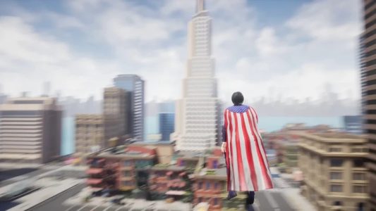 Screenshot Superman Flight Simulator Mod APK