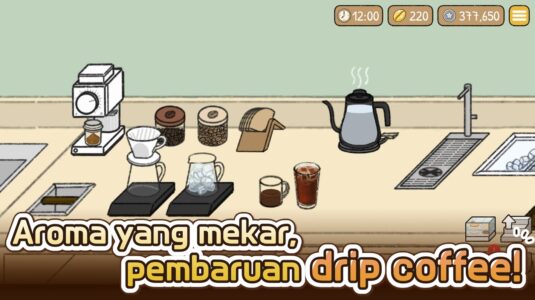 Screenshot 1 — Tiny Coffee Shop Story
