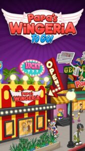 Screenshot 1 — Papa s Wingeria To Go