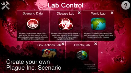 Screenshot 2 — Plague Inc: Scenario Creator