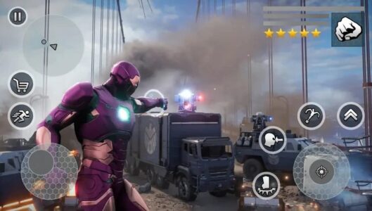 Screenshot 2 — Iron Man: Super Rope Hero