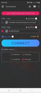 Screenshot 1 — SOCKS5