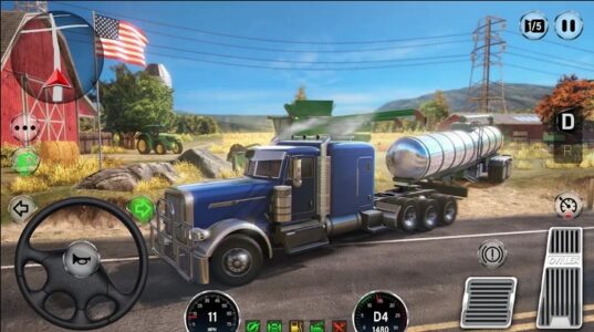 Screenshot 1 — Truck Simulator Drive USA: EVO