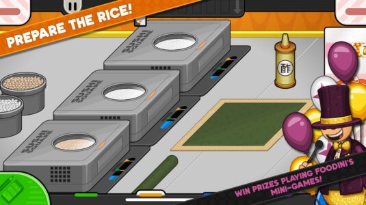 Screenshot 3 — Papa's Sushiria To Go!