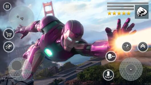 Screenshot 3 — Iron Man: Super Rope Hero