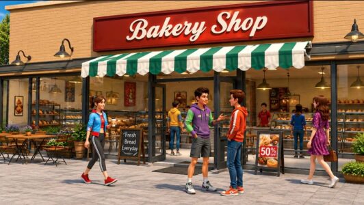 Screenshot 1 — Supermarket Bakery Simulator