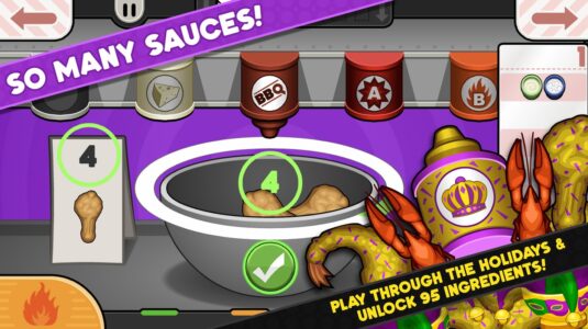Screenshot 4 — Papa s Wingeria To Go